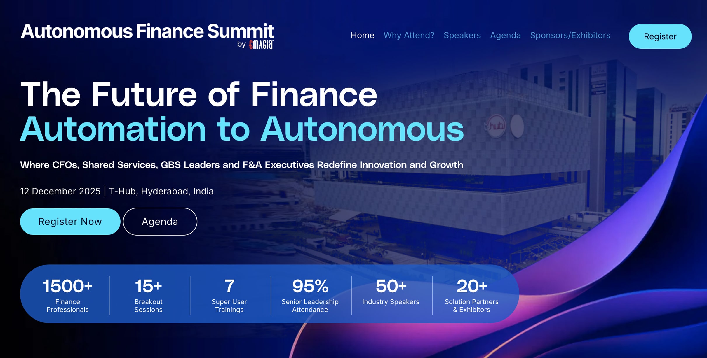 Emagia Autonomous Finance Summit 2025 - The Future of Finance Automation to Autonomous