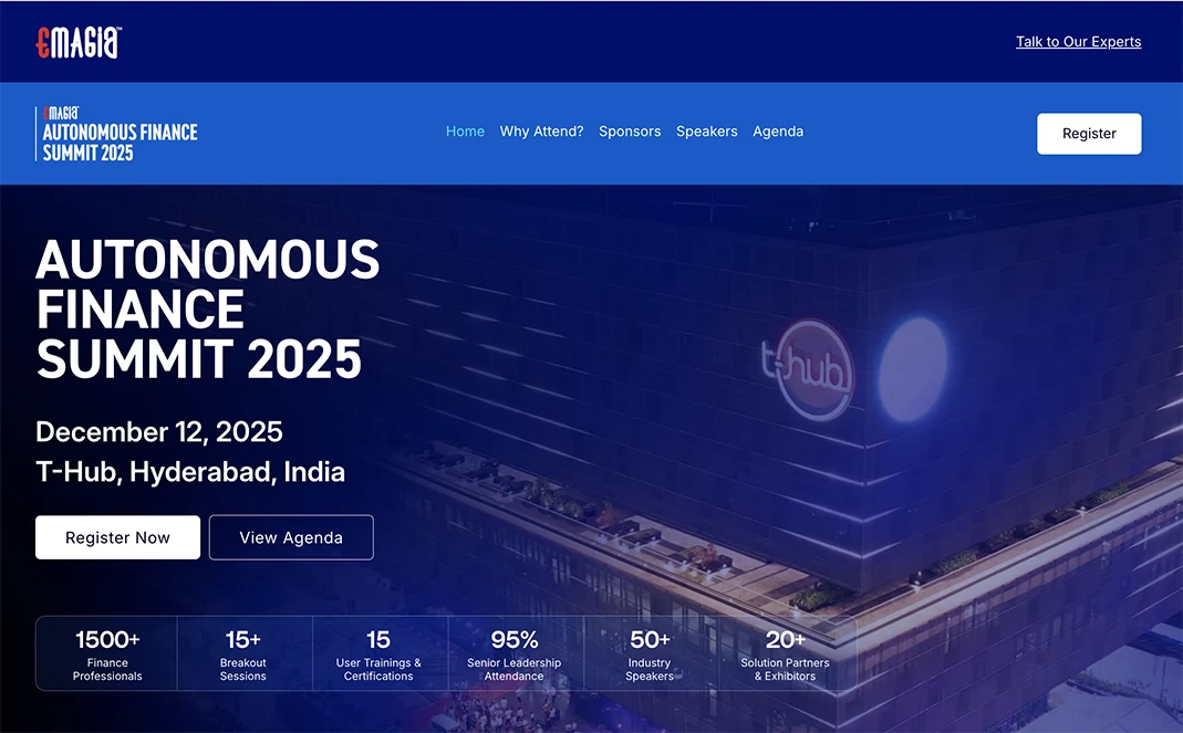 Autonomous Finance Summit 2025 - Reimagining Enterprise Finance with Agentic AI: The Next Frontier