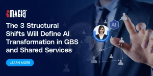 The 3 Structural Shifts Will Define AI Transformation in GBS and Shared Services