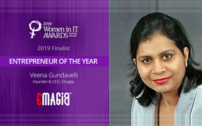 Emagia Founder and CEO, Veena Gundavelli, Finalist For the Entrepreneur of the Year 2019 at Women in IT Awards Silicon Valley