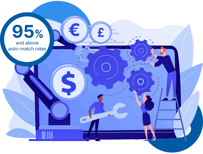 Cash Application Automation Software for MS Dynamics can help businesses achieve 95% and above touchless straight-through cash application globally.