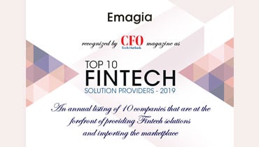 CFO Tech Outlook Recognizes Emagia As “The Top 10 Fintech Solutions Providers 2019