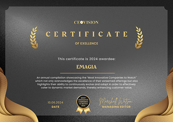 Emagia Recognized as One of the Most Innovative Companies to Watch in 2024 by The CEO Vision