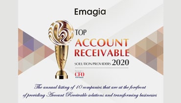 CFO Tech Outlook Recognizes Emagia As - The Top 10 Account Receivable Solution Providers 2020