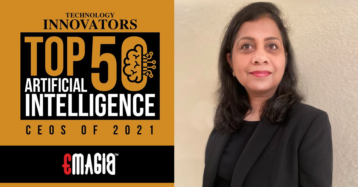 Emagia Founder & CEO Veena Gundavelli Named in Top 50 AI CEOs of 2021