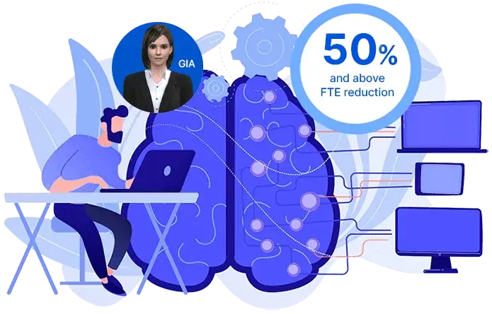 Cut down manual efforts significantly using Emagia AI-powered Accounts Receivable Management software