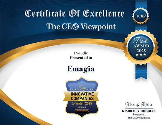Emagia Recognized Among Top Innovative Companies to Watch in 2025