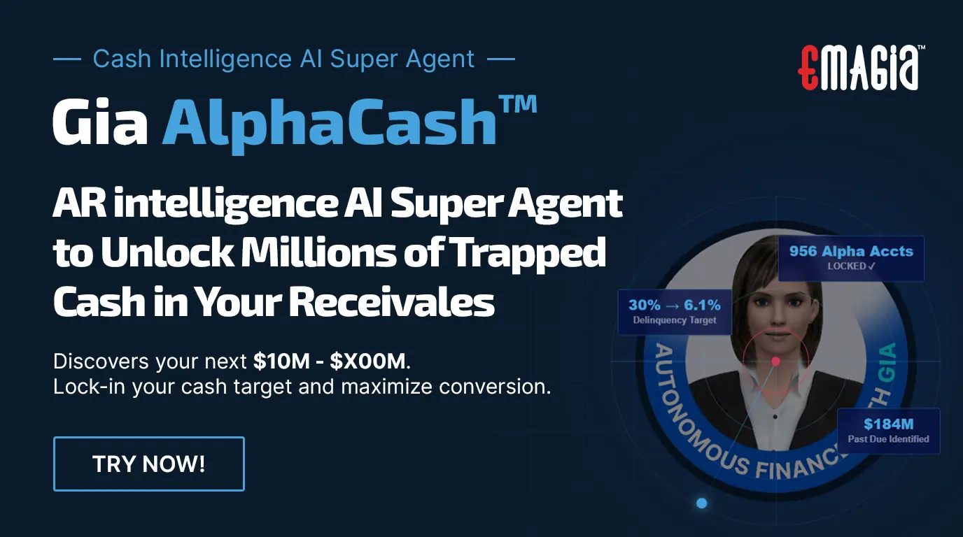 Emagia Launches Gia AlphaCash™ – AI Cash Discovery SuperAgent That Unlocks Trapped Cash in Accounts Receivables